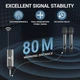 Беспроводные микрофоны TONOR TW520 UHF, комплект 2 шт с приемником, аккумуляторные - изображение 2