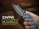 Нож складной туристический Civivi Pentad Сине-белый (C24068-DS1) - изображение 11