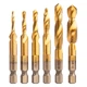 Набор сверл NEO Tools 08-959 6 шт - резьбонарезные M3-M10 с покрытием TiN 1/4" Hex - изображение 1