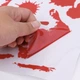 Інтер'єрна наклейка Кроваві сліди Ноги 43х30см - зображення 2
