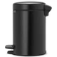 Бак для сміття з педаллю Brabantia NewIcon Pedal Bin 3 л черный 113321 (00800482) - зображення 2