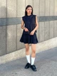 Юбка короткая летняя женская Uniqlo 188367697 M Черная (1161682579) - изображение 2