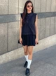 Юбка короткая летняя женская Uniqlo 188367697 M Черная (1161682579) - изображение 10