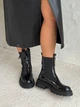 Ботинки женские весенне-осенние KATI SHOES из лакированной кожи 39 р. черные 315 (6219) - изображение 6