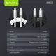 Кабель Bavin U-CB288-CC Super Fast Charging 60W Type-C/Type-C 1.2 м Black (U-CB288-CC BK) - изображение 10