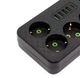 Мережевий фільтр подовжувач з запобіжником 5 розетками 4 USB, 1 Type C переноска 2500 Вт HG 2505 (COPY) - зображення 5