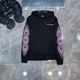 Мужское худи Chrome Hearts Черный Размер L (CHRH027) - изображение 6