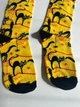 Яскраві високі шкарпетки з принтом Хелловін Honey Fashion Accessories 37-43р жовтий (1-80/6) - зображення 5