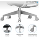 Офісне крісло OfficePro Elite OC950G Gray [175087] - зображення 16
