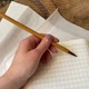 Кисточка из колонка для китайской живописи и каллиграфии 3 см - изображение 1