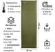 Коврик самонадувающийся Tramp COMFORT 3 cm UTRI-015-dark-olive,UTRI-015-dark-olive - изображение 2