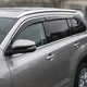 Ветровики на окна с хромом (4 шт, Niken) для Toyota Highlander 2013-2019 гг - изображение 2