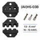 Матрица (AV)HS-03B 1.5-6 мм.кв 16-10 AWG для кримпера серии HS [AHS-03B] TACTIX - изображение 4