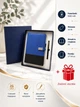 Смарт-блокнот щоденник з бездротовою зарядкою з Powerbank та флешкою 16 Синій + Сменные листы - изображение 7