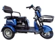 Электрический Трицикл Corso Ostin PRO (1200W, 72V, 28Ah) Гидравлические тормоза Электробайк Скутер Синий - изображение 1