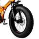 Электровелосипед EvoBike Storm V8S (1000W, 48V, 36Ah) Фетбайк, 2 Аккумулятора, Грузовой Багажник Оранжевый - изображение 7