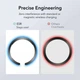 Магнитная пластина ESR Halolock Universal Magnetic Ring Black/Silver (2 Pack) with MagSafe (4894240111130) - изображение 3
