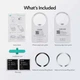 Магнитная пластина ESR Halolock Universal Magnetic Ring Black/Silver (2 Pack) with MagSafe (4894240111130) - изображение 8
