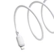 Кабель Baseus Silky Series Fast Charging Lightning 2.4A (1m) White (P10377702213-00) - зображення 4
