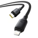 Кабель Baseus Silky Series USB-C to Lightning 20W 2 m Black (P10377700113-01) - изображение 3