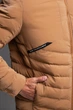 Куртка стьобана чоловіча демісезонна зі з'ємним капюшоном 2XL пісочна 5424130s4 - зображення 8