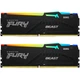 Модуль пам'яті для комп'ютера DDR5 32GB (2x16GB) 6000 MHz Beast RGB Kingston Fury (ex.HyperX) (KF560C36BBE2AK2-32) - зображення 2