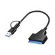 Адаптер USB3.0 Type-A/C HDD 2,5" SATA II/III / SSD Dynamode (DM-AD-SATA-U3) - изображение 2