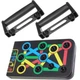 Дошка для віджимань з упорами для різних хватів складна Push Up Rack Board JT 006 Чорна - зображення 3