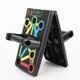 Дошка для віджимань з упорами для різних хватів складна Push Up Rack Board JT 006 Чорна - зображення 4