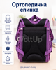 Рюкзак школьный для девочки с ортопедической спинкой и LED-кнопкой – портфель для 1-3 класса с единорогом - изображение 5