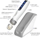 Мікронідлінгова ручка Bio Pen Q2 3-в-1 – дермапен з електропорацією EMS та світлодіодною терапією - зображення 4