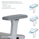 Крісло офісне OfficePro Wave OC670-G-G-G - изображение 13