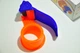Диспенсер для скотчу пластиковий 50мм Tape Dispenser Cutter Orange Blue - изображение 3