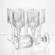 Набор рюмок на ножке Vintage Crystal для крепких напитков 6 штук 50 мл Yiwu HP-34-75 - изображение 3