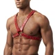 Мужская портупея Art of Sex - Spartacus, экокожа, цвет красный, размер L-2XL (SX3460) - изображение 1