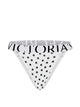 Женские трусики Victoria's Secret (2854496853) Exploded Logo Cotton 90s Brief M белые - изображение 3