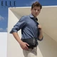 Чоловіча сумка через плече ELLE HOMME, модна сумка через плече з натуральної шкіри, повсякденна чоловіча сумка великої місткості з коров'ячої шкіри, 206730 чорного кольору, подарунок на день народження для хлопця - изображение 9