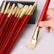 WINSOR&NEWTON [Бренд Фрейда] Кисти для масляной живописи из свиной щетины. Профессиональные кисти для масляной живописи, ручки для контурной графики. Набор из 4 кистей для масляной живописи для опытных художников. - зображення 5