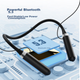 Newmine C03 Бездротові навушники для моніторингу в прямому ефірі, Bluetooth-спорт із шийним ободом, вбудовані навушники, шумопоглинання, бездротова звукова карта, мікрофон, універсальний пристрій [один на два] - зображення 7