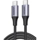 Дата кабель USB-C to USB-C 1.0m 240W US535 space gray Ugreen (15311) - зображення 1