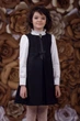 Сарафан шкільний Zironka Classic чорний 6544-1 146 - зображення 2