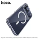 Чехол силиконовый HOCO противоударная с MagSafe для Apple iPhone 17 PRO, прозора, прозрачный - изображение 4