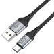Кабель USB-A – USB-C Hoco X102, 1 м, черный - изображение 2