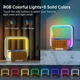 Ночник AUYLE BT259 с Bluetooth-колонкой, беспроводной зарядкой 15 Вт и RGB подсветкой - изображение 2