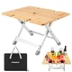Стіл з отвором для парасольки Wejoy MINI BAMBOO WF2221 yellow - изображение 3