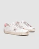 Женские кроссовки повседневные Golden Goose Super-Star with Gray Suede Star and Pink Leather 39 (25,0 см) Белый - изображение 7
