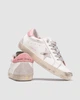 Женские кроссовки повседневные Golden Goose Super-Star with Gray Suede Star and Pink Leather 39 (25,0 см) Белый - изображение 8