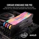 Модуль пам'яті Corsair DDR4 16Gb (2x8) Vengeance RGB Pro Black 3200 MHz (CMW16GX4M2E3200C16) - зображення 2