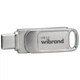 USB флеш накопитель Wibrand 128GB Bee Silver USB 3.2/Type-C (WI3.2TC/BE128TC039S) - изображение 3