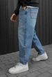 Джинсы Мужские Стаф Светло-синие Бойфренд Клеш Из Денима Staff Light Blue Boyfriend 29 (402843) - изображение 3